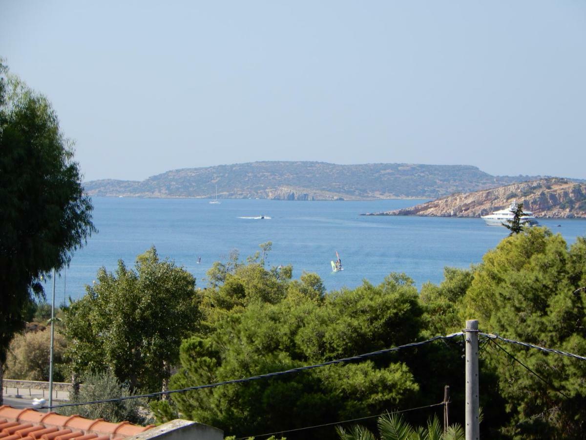 Comfortable Garden Apt Near Vouliagmeni Beach Athén Kültér fotó